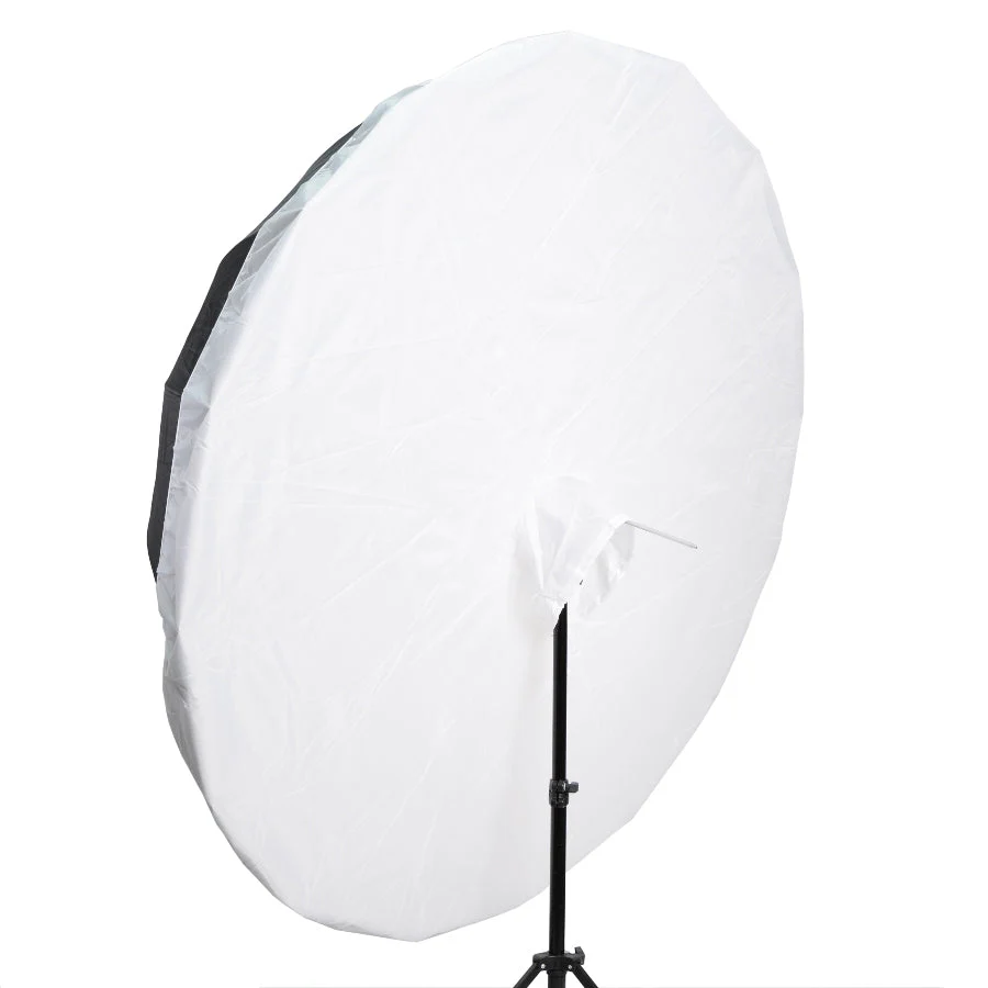 65" White Deep Umbrella with Diffuser - Image 3