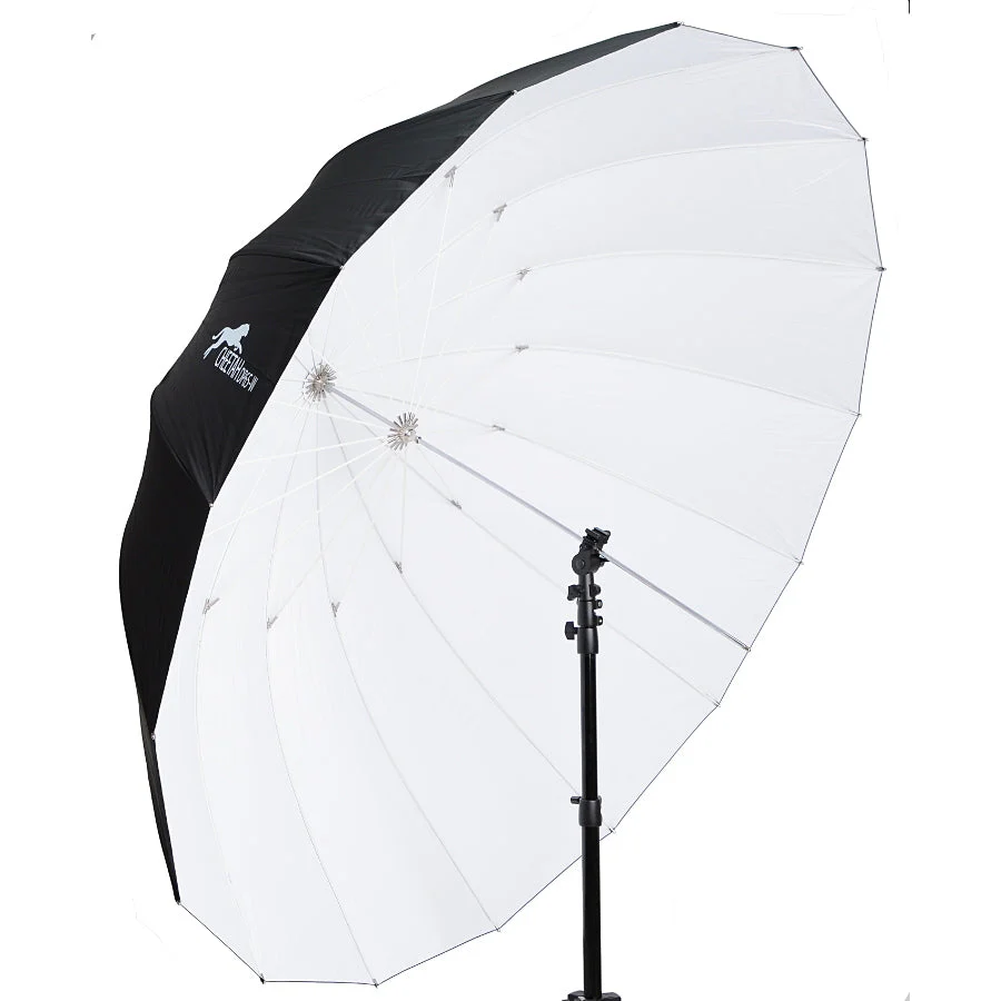 65" White Deep Umbrella with Diffuser - Image 4