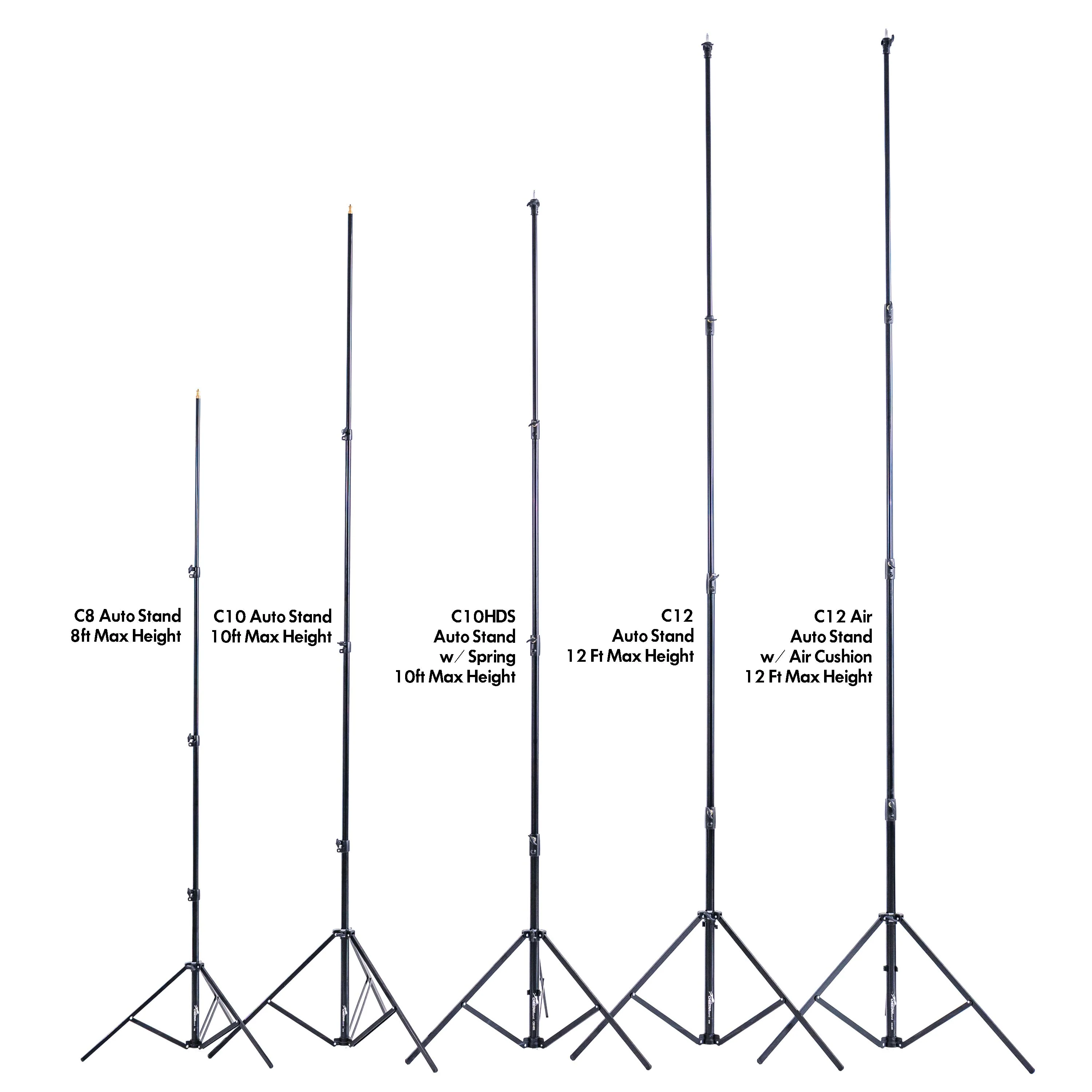 C10 HDS Auto Stand - 10 foot heavy duty stand with springs - Image 9