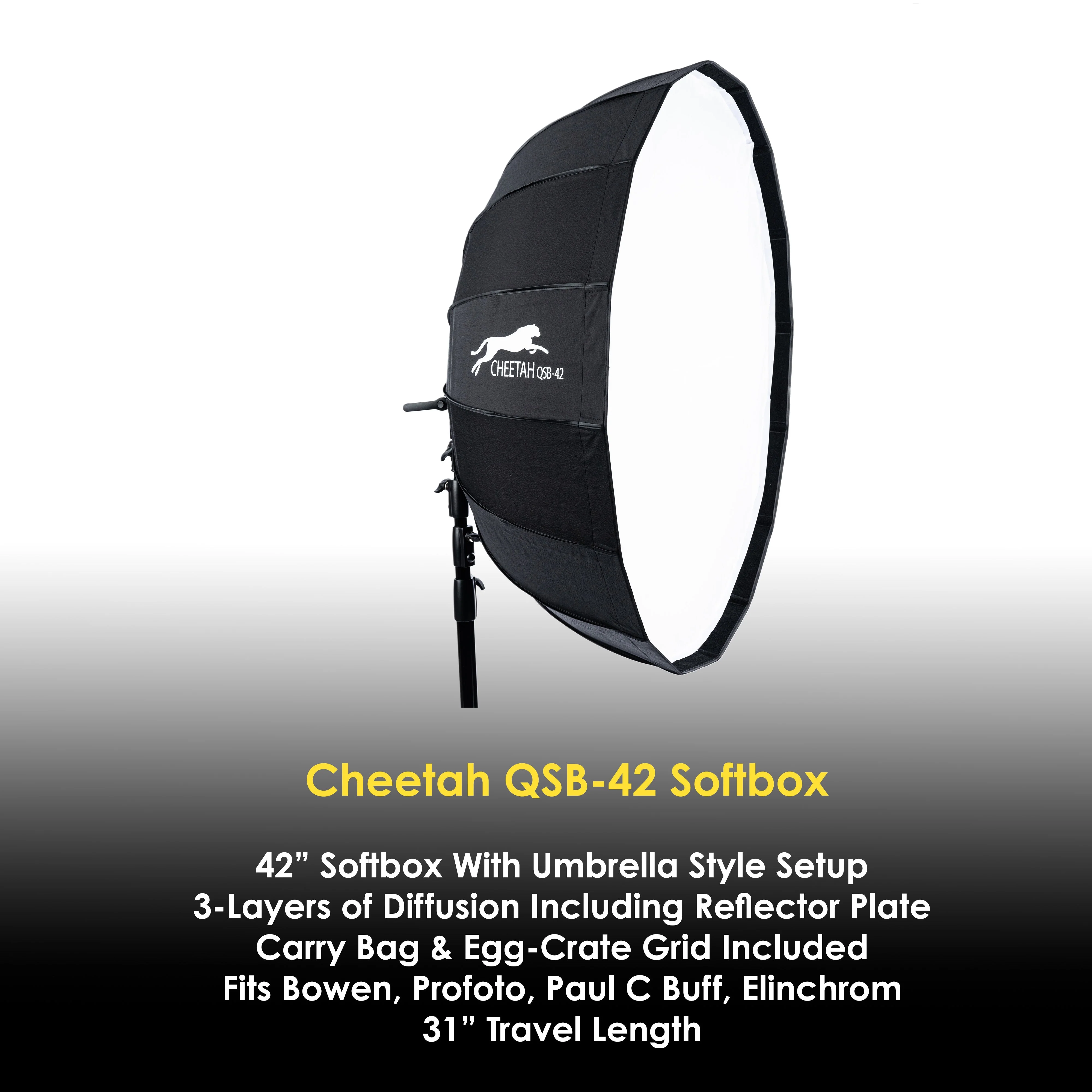 Cheetah Stand QSB-42 Softbox - Image 14