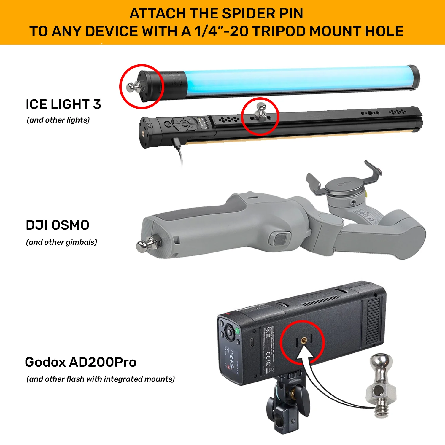 190LM: Spider X Holster + Spider Screw-In Pin Kit v2 - Image 3