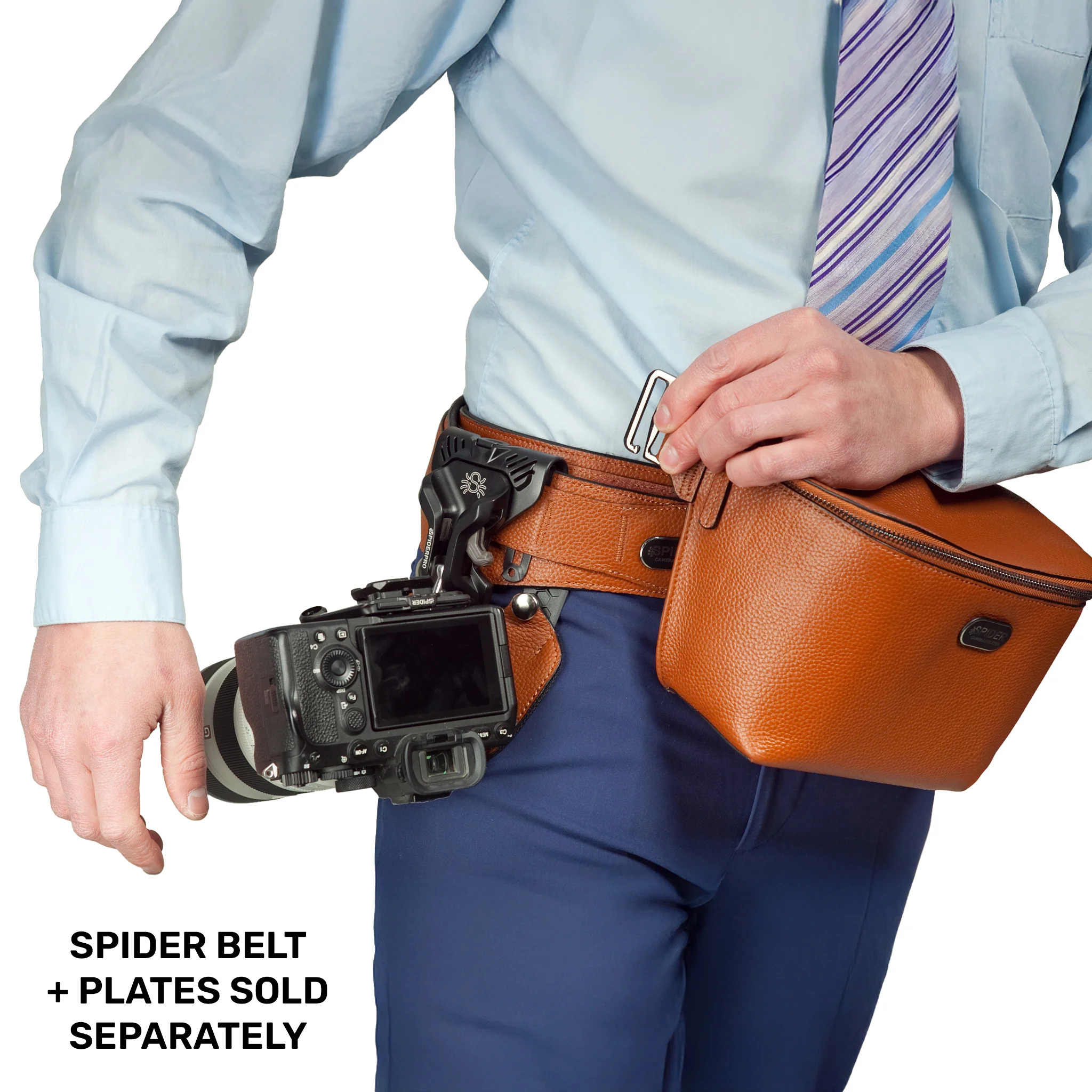 1540: SpiderPro Leather Sling Pouch - Image 14