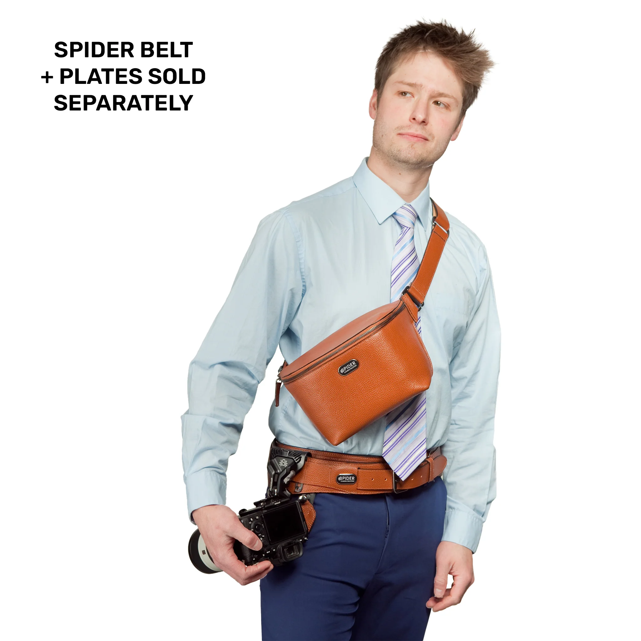 1540: SpiderPro Leather Sling Pouch - Image 17