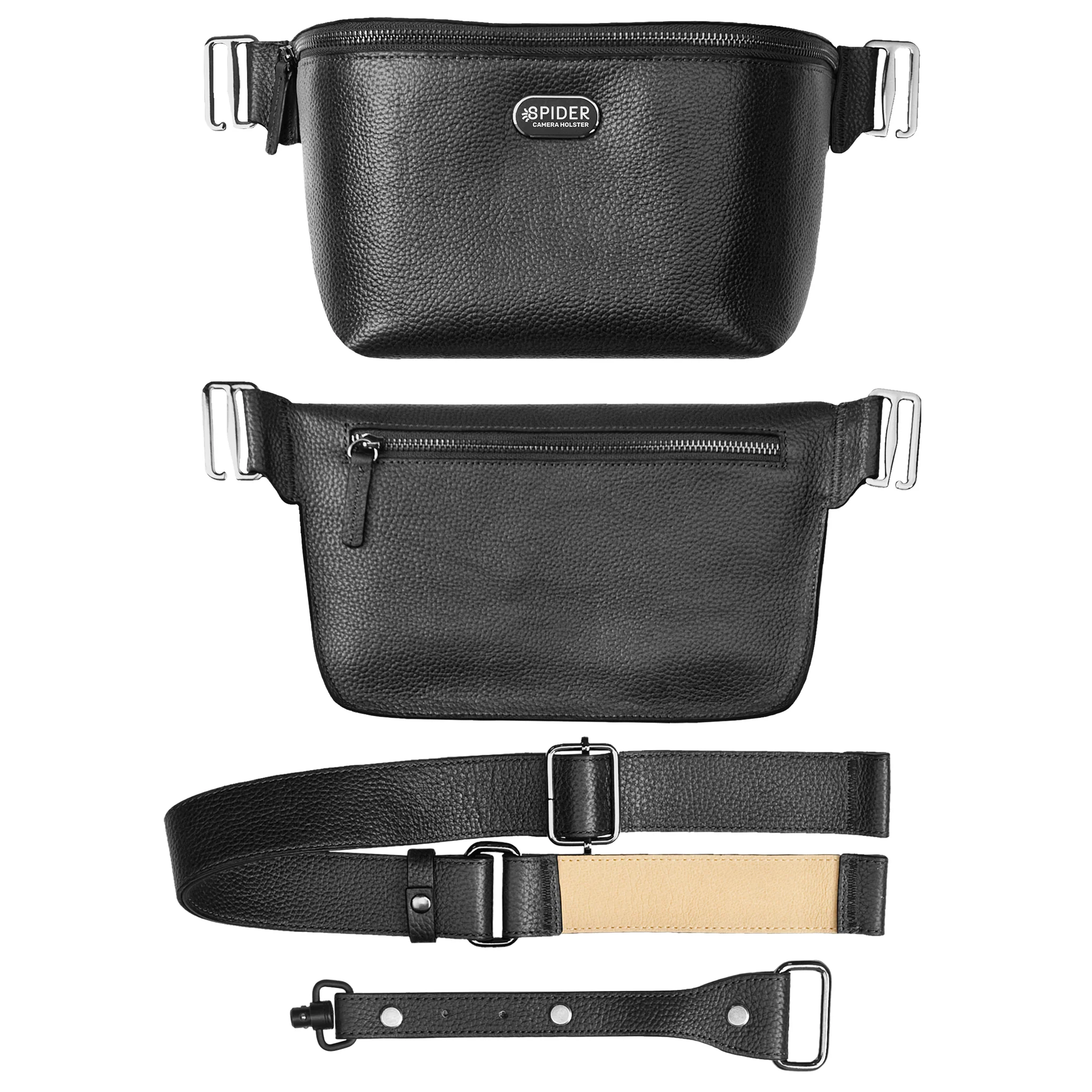 1540: SpiderPro Leather Sling Pouch - Image 5